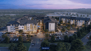 Rendering of the Vintage Hamilton multifamily community in Chattanooga, Tennessee