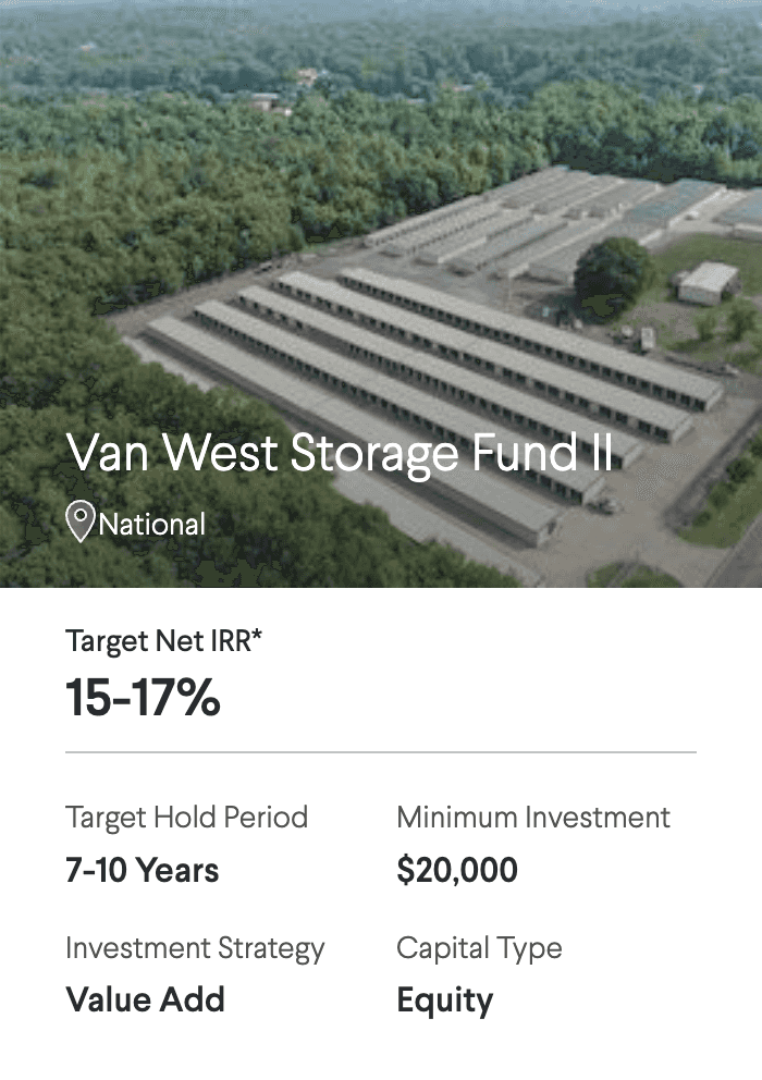 Van West Storage Fund II. National.